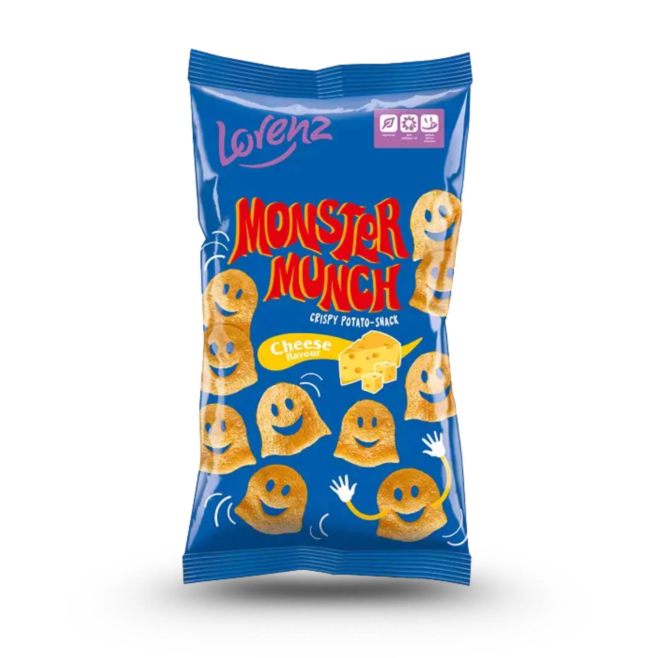Снеки картопляні «Monster Munch». Смак: сир