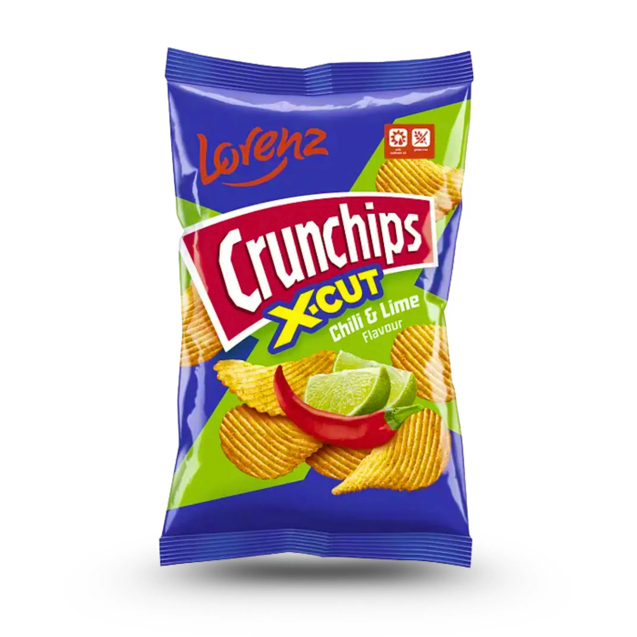 Чіпси картопляні «Cranchips». Смак: чилі та лайм